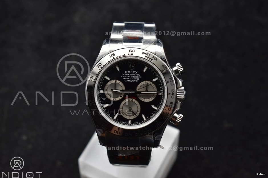 SH4131 Dial Black Durable Silver 1:1 Daytona Edition QF 126509 on 794 Bracelet V SS Best 0809